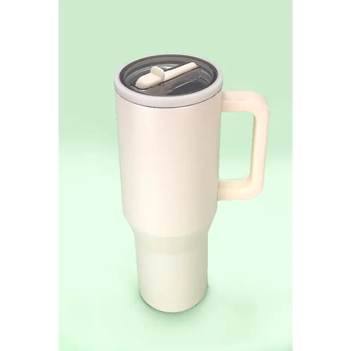 40oz Spill Free Stainless Steel Vacuum Tumbler